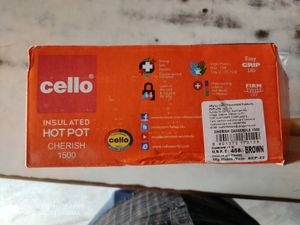 Cello Insulated Hotpot 1500ml Twist Lock And Easy