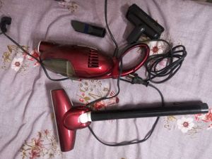 Red Handheld Vacuum Cleaner
