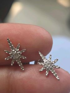 Sparkling Star Earrings SS925