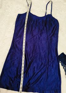 Satin Nighty with Matching Panty Set