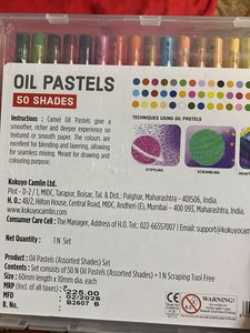 Camel Oil Pastels - 50 Shades