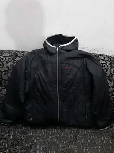 Asics Black Hooded Jacket