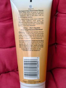 Neutrogena Deep Clean Cream Cleanser