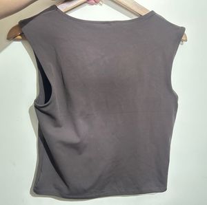 H&amp;M Gathered Vest Top