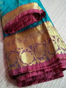 Kanchipuram Silk Saree New With Blouse