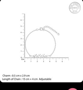 Leaf Design GIVA 925Silver Bracelet