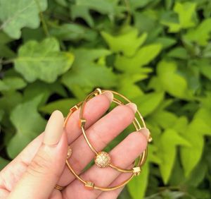 set of 2 Elegant Gold Bangles