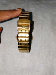 Gold-Tone Men's Watch
