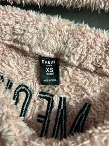 Pink Fuzzy Bear Hoodie