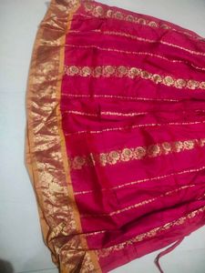 Pure Traditional Silk Skirt With Flare