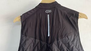 Women's Black Quilted Vest
