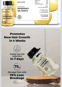 Brillare Rosemary Oil Shots for Hair Growth