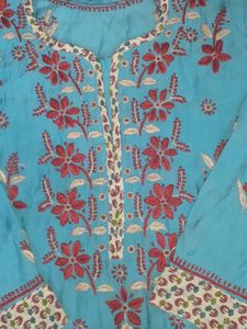 Chickenkari Lakhnawi Kurta Set