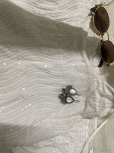 desi coded white kurti