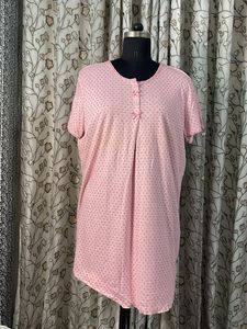 Cute Pink Polka Dot Nightgown