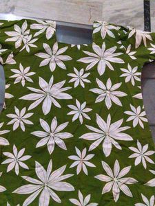 Green Floral Kurta