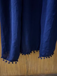 🌸Stylish Navy Blue Pom-Pom Shrug