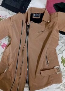 Stylish Brown Moto Jacket