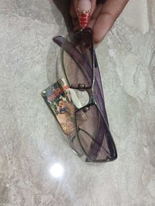 Stylish Purple Rectangular Sunglasses