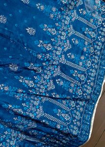 Sabhyata Elegant Blue Printed Anarkali Kurta