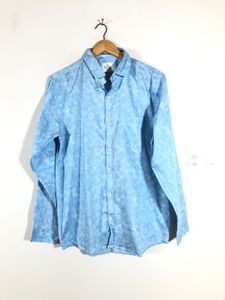 Blue Printed Shirt(Men’s)