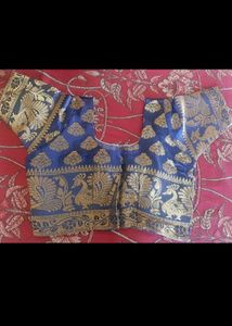 Red Kanzeevaram Saree With Stitch Blouse