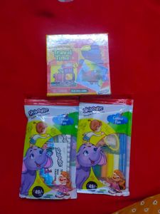Kids puzzles and stationery items