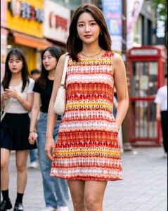 💋Stylish Tie-Dye Sleeveless Mini Dress
