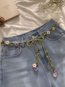 Handmade Crochet Flower Belt