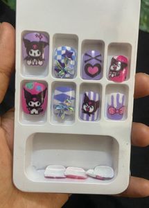 Kuromi Nail Extensions