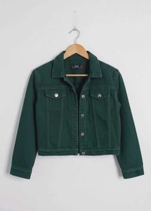 Green Denim Jacket