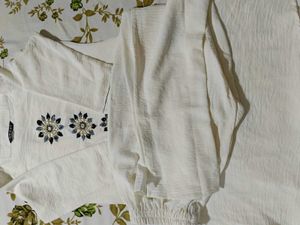 co ords set with embroidery