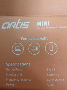 Artis Mini 2.0 USB Multimedia Speakers