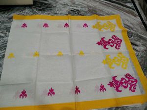 Pure Cotton Embroidery Saree