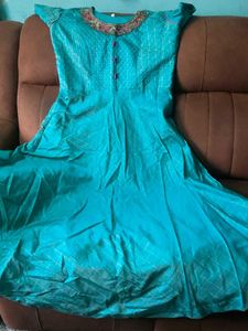 Beautiful Teal Ethnic Gown