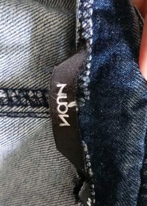 Denim Cargo Mini Dress w Pockets