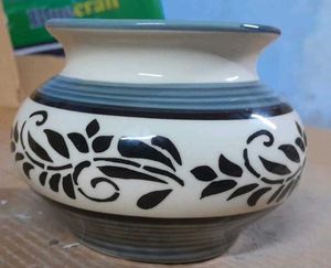 Hand-Painted Ceramic Pot