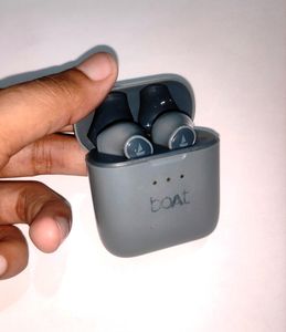 boAt Airdopes 131 with upto 15 Hours Playback, 13mm Drivers and IWP Technology Bluetooth Headset (TWS), not New, Slightly Used, Worth ₹1500