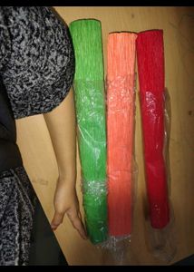 Crepe Paper Rolls - Vibrant Colors for Crafts