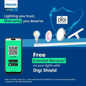 Philips Astra Sleek 22-watt Square LED Downlighter