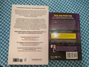 2 books: Atomic Habits &amp; Rich Dad Poor Dd