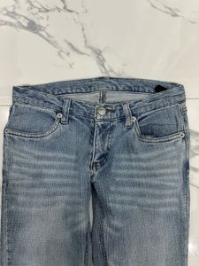Low Rise Light Wash Flare Jeans