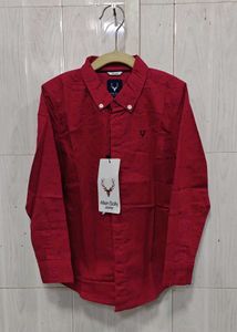 Allen Solly Junior Boys Red Polka Dot