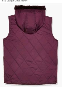 612 League Girls' Puffed Sleeveless Jacket 4-6yrs