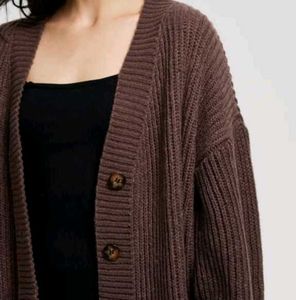 Urbanic Cozy Brown Cardigan