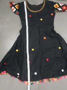 Black Embroidered Sharara Suit