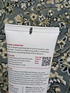 Plum Saffron &amp; Papaya Glow Bright Face Wash