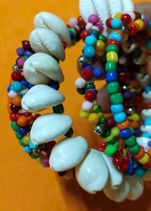 Bohemian Beaded Cowrie Shell Bracelet New