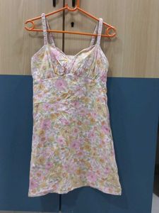 Floral Print Mini Dress