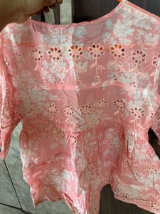 Pink Floral Top